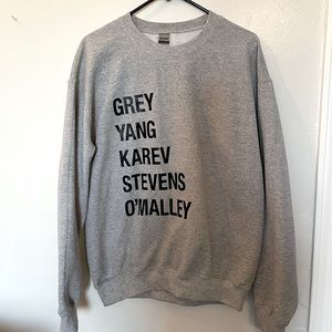 Gray “Grey’s Anatomy” sweatshirt